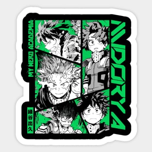 Midoriya – The Rising Star of My Hero Academia Sticker